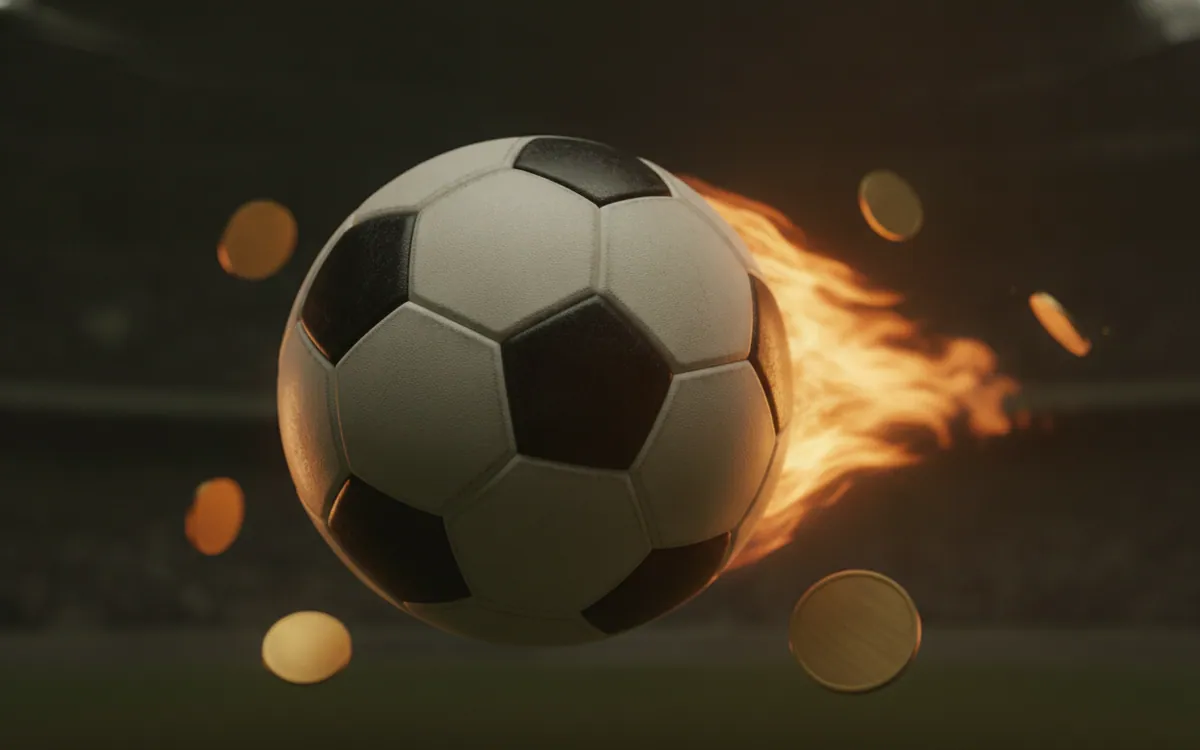 Amber hareket izi bırakan uçan futbol topu